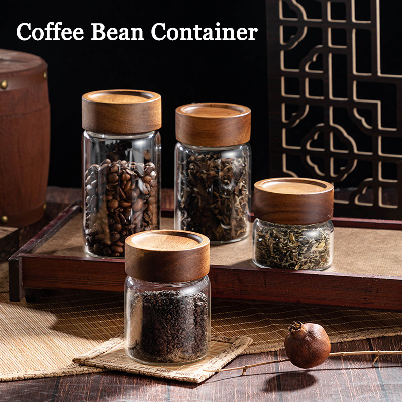 Coffee Tea And Bean - Coffee Beans Storage Container Tube Display