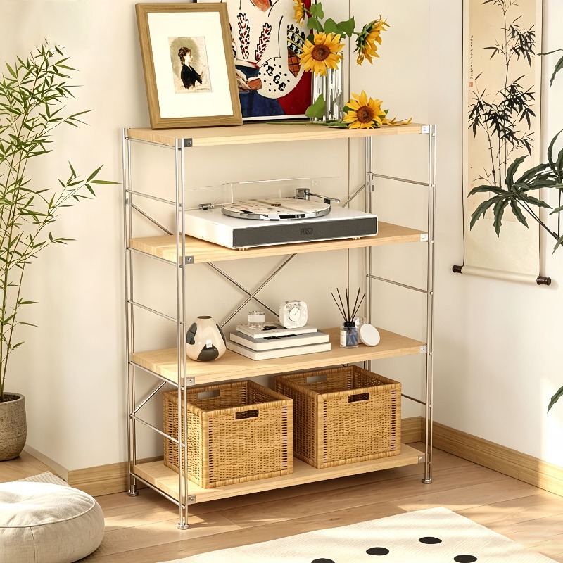 Tea & Coffee Kent - New Chinese log color shelf floor-to-ceiling