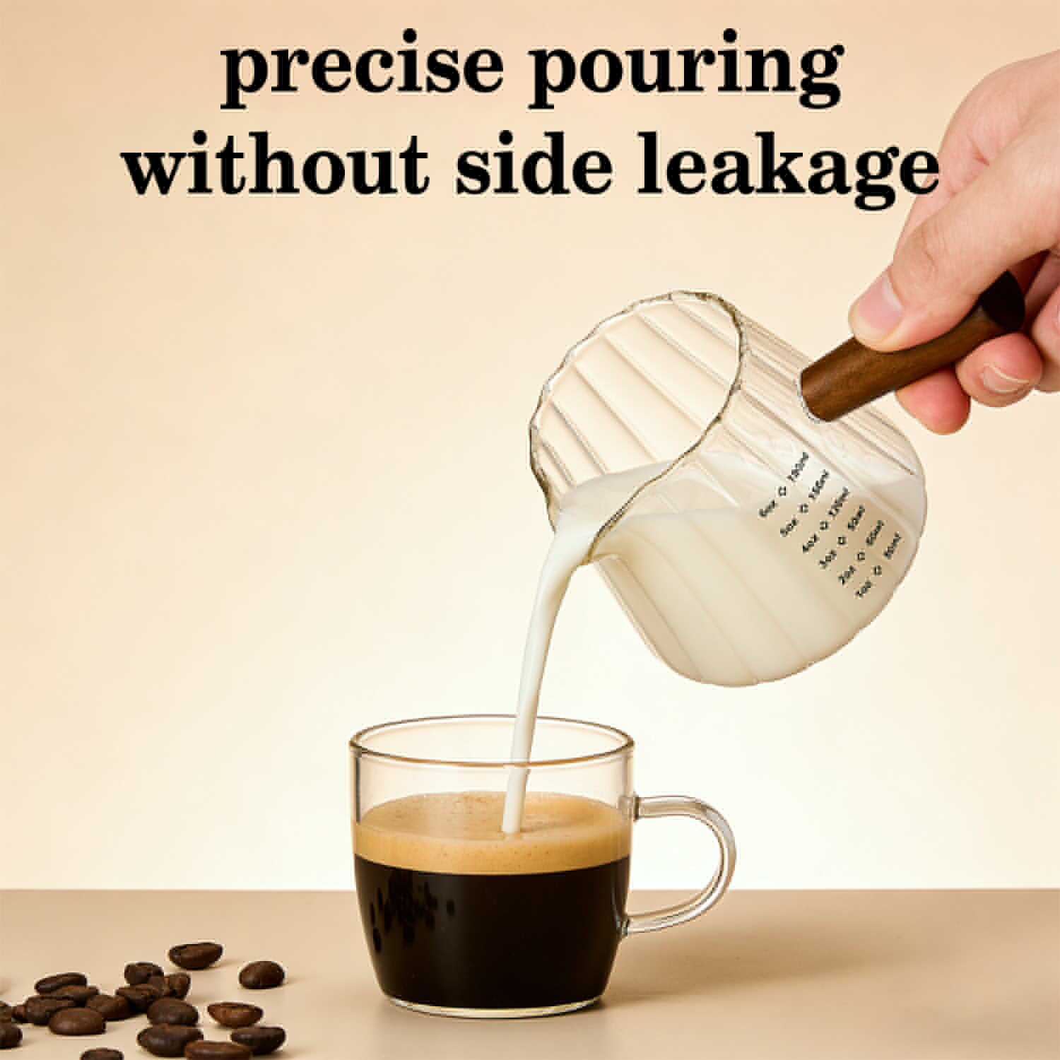 OANKR 6 oz Glass Measuring Cup - Coffee Bean Scale 评论和价格