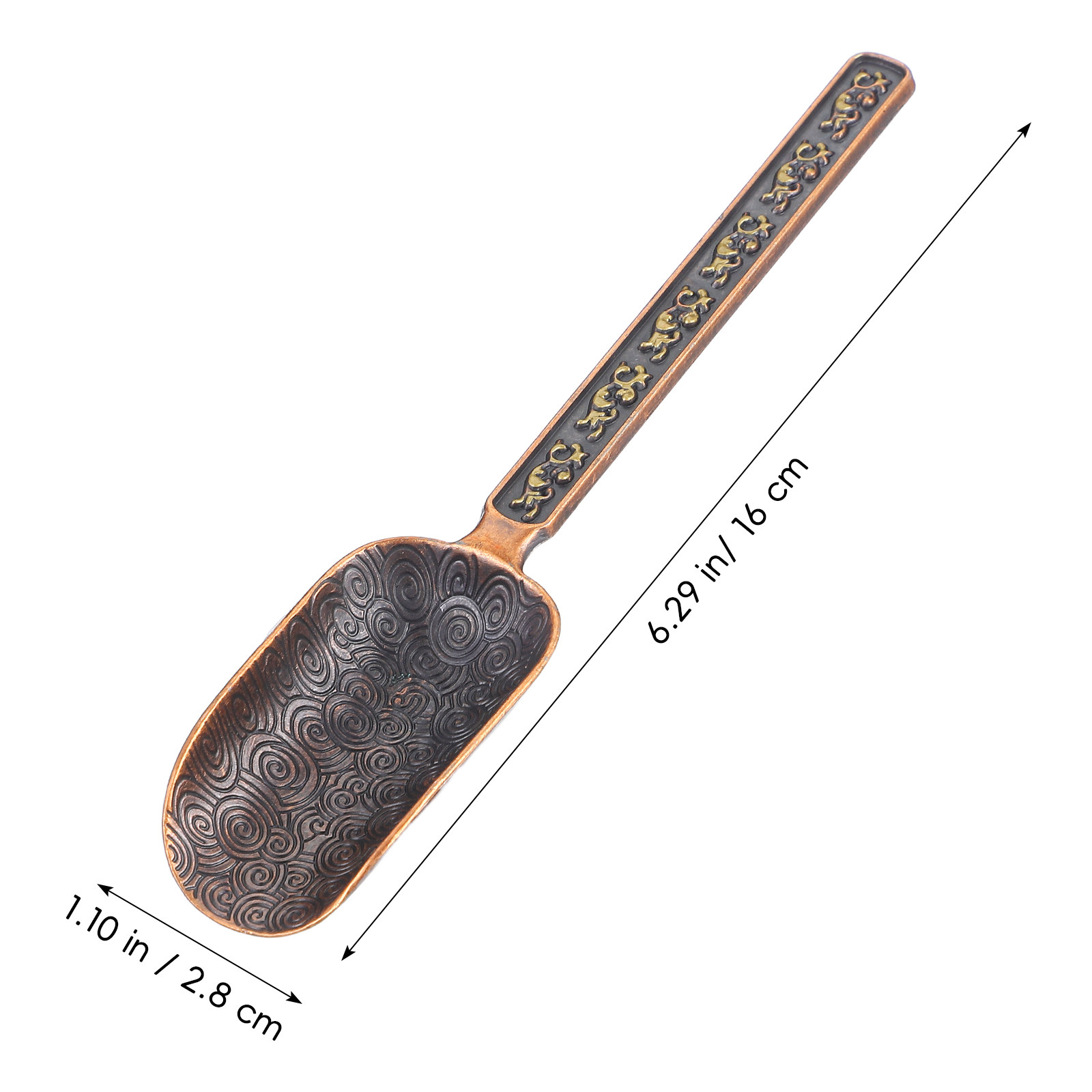 Copper Zinc Retro Style Tea Sc - Coffee Tea Leaf 评论和价格