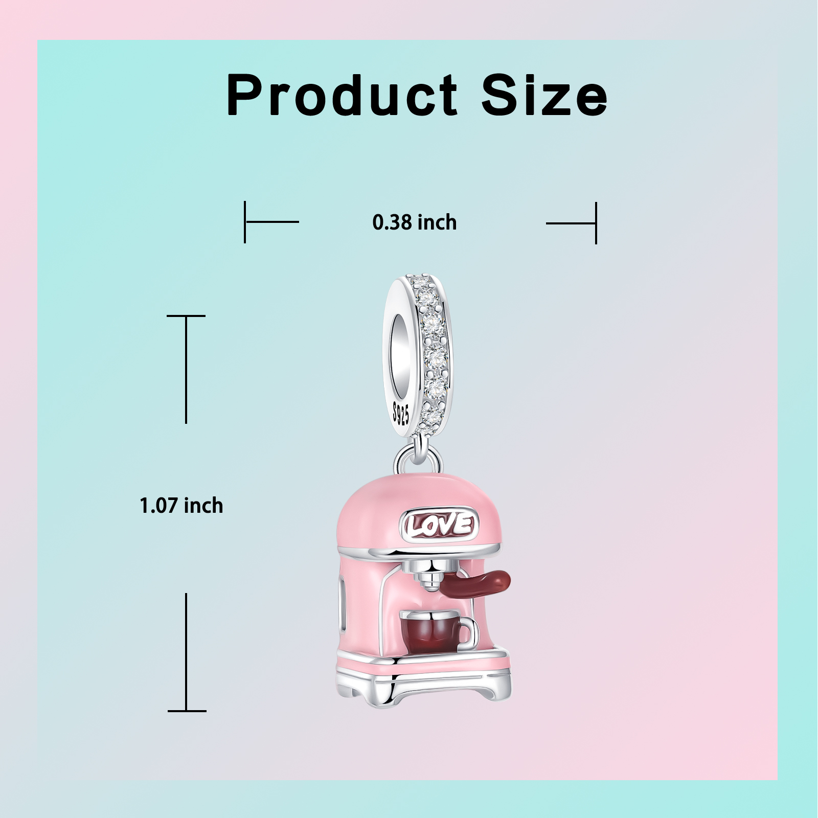 Coffee Lover Charms 925 Sterli - Coffee Tea Espresso Machines 评论和价格