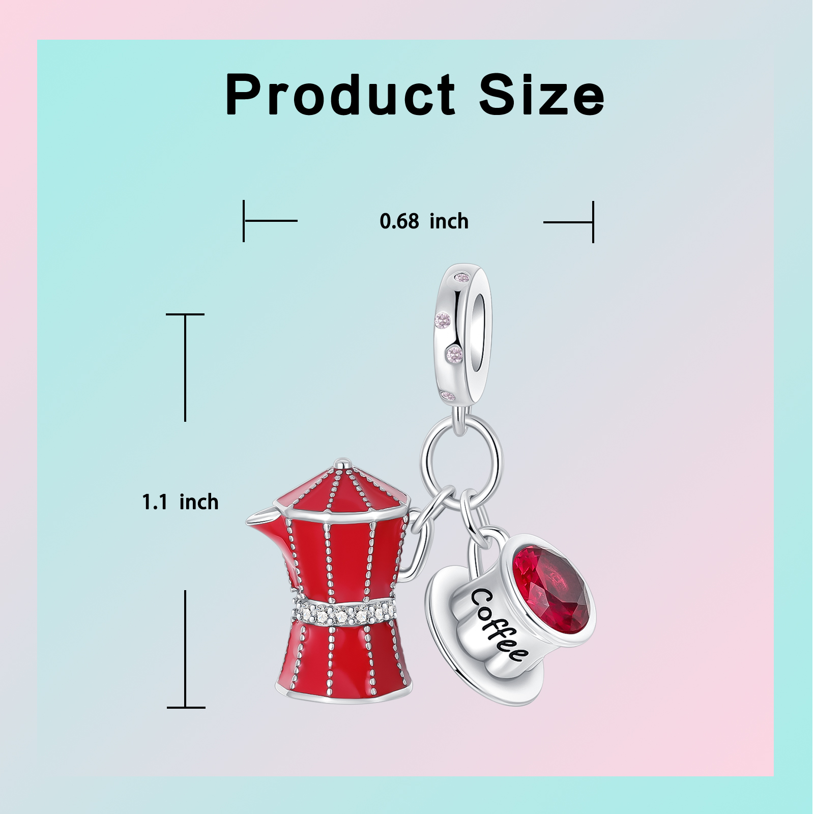 Coffee Lover Charms 925 Sterli - Coffee Tea Espresso Machines 评论和价格