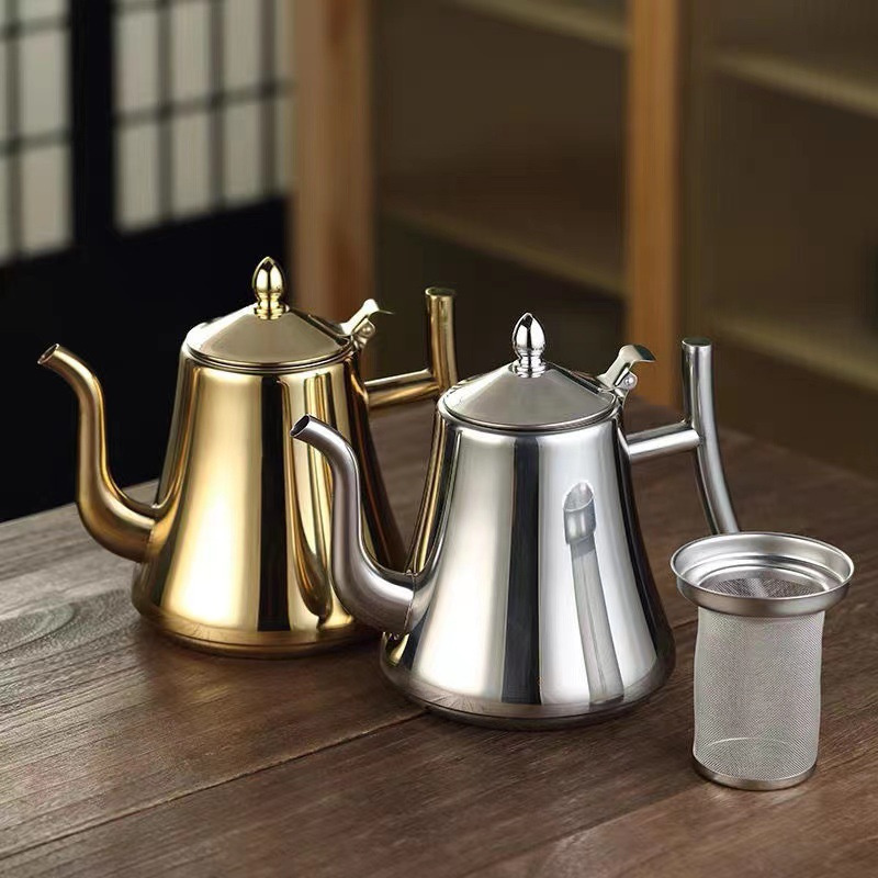 1L/1.5L Polished Stainless Ste - Coffee Tea Leaf 评论和价格
