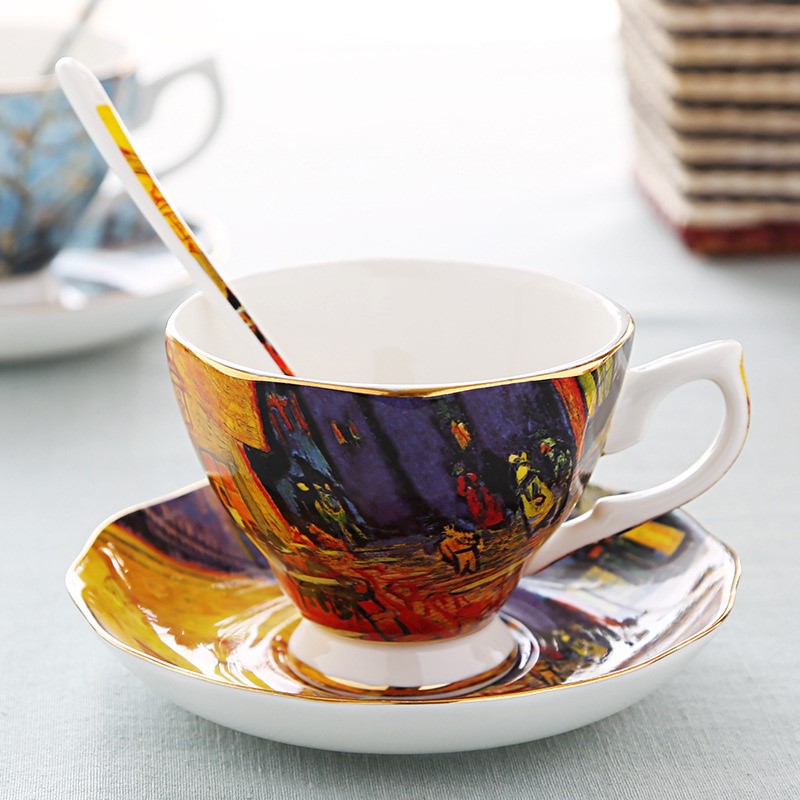 Van Gogh Art Painting Coffee M - Coffee Tea Van 评论和价格