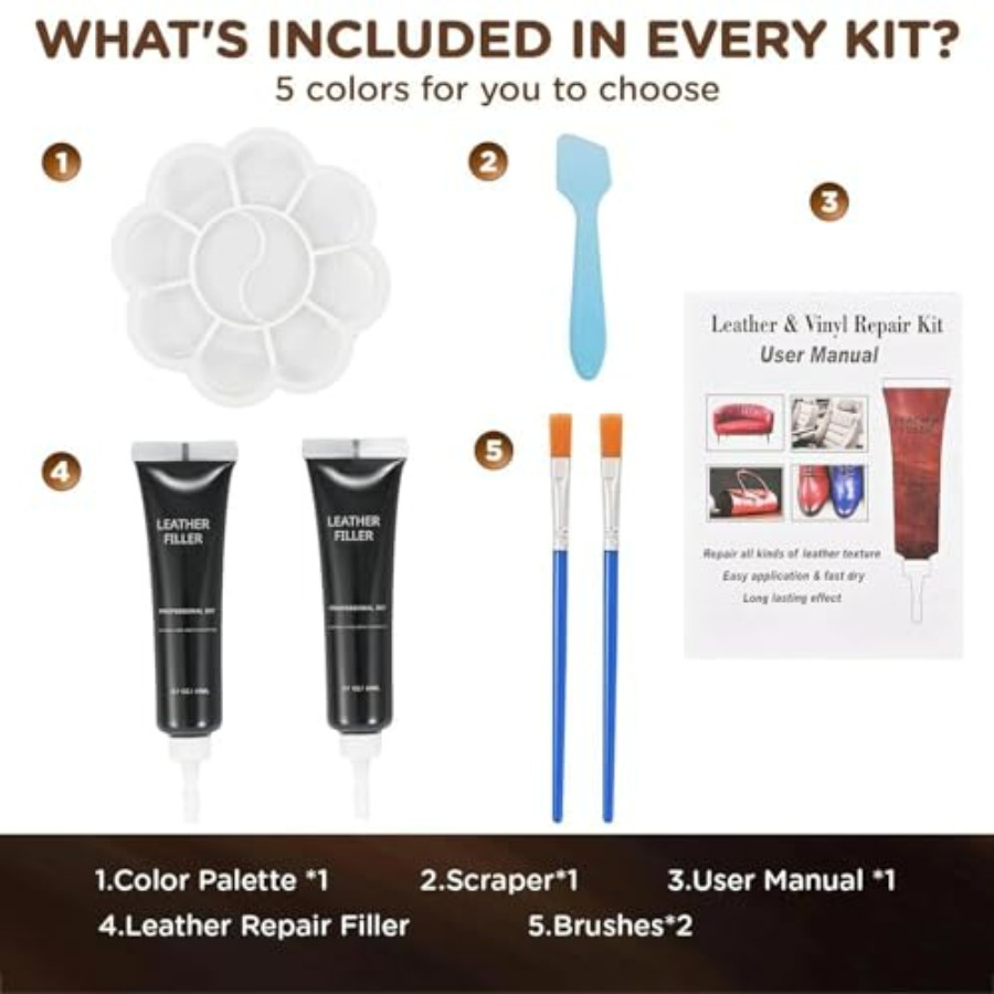 Vinyl and Leather Repair Kit,  - Tea & Coffee Kent 评论和价格