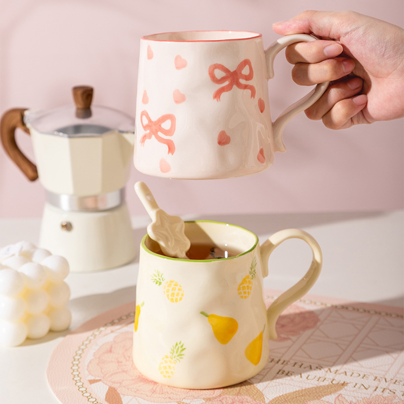Cute Ceramic Mug High-value Wa - Coffee Plus Tea 评论和价格