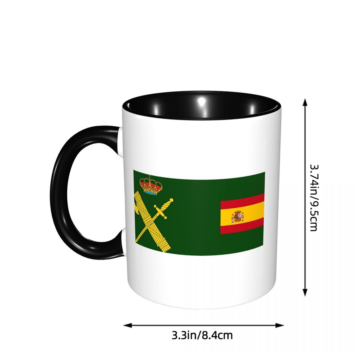 Spain Flag Plus Emblem Civil G - Coffee Plus Tea 评论和价格