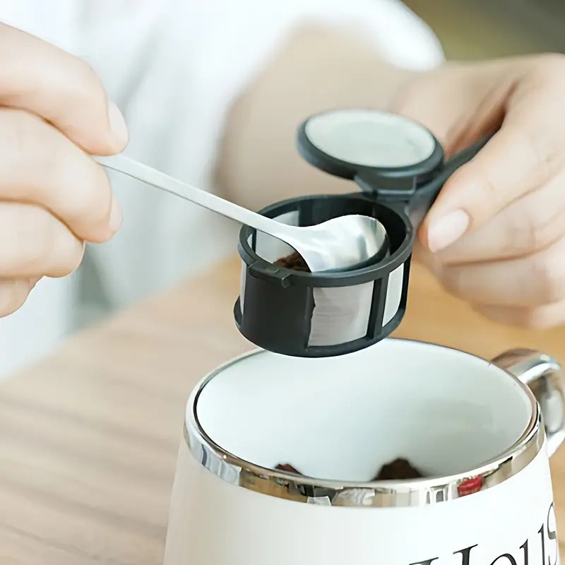 Coffee Filter Spoon Reusable C - Coffee Tea Leaf 评论和价格