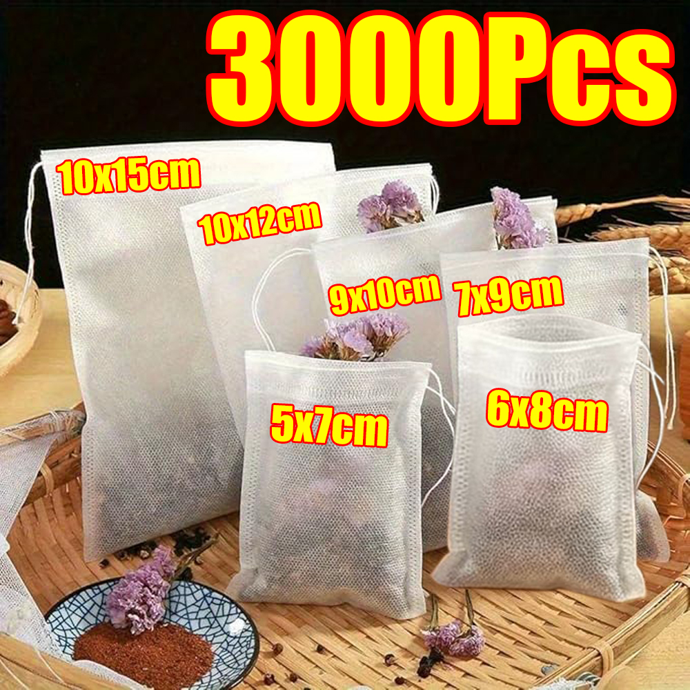 100-3000Pcs Disposable Tea Bag - Coffee Tea Leaf 评论和价格