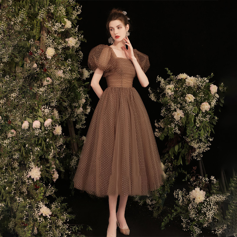 It's Yiiya Evening Dress Coffe - Coffee Plus Tea 评论和价格