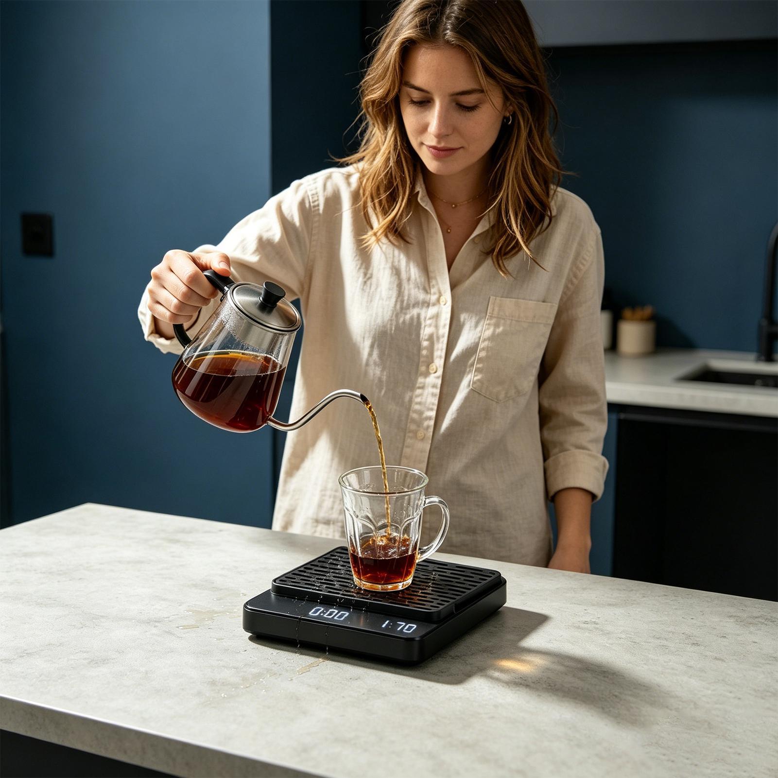 Scale Auto-Draining Tray Digit - Coffee Bean Scale 评论和价格