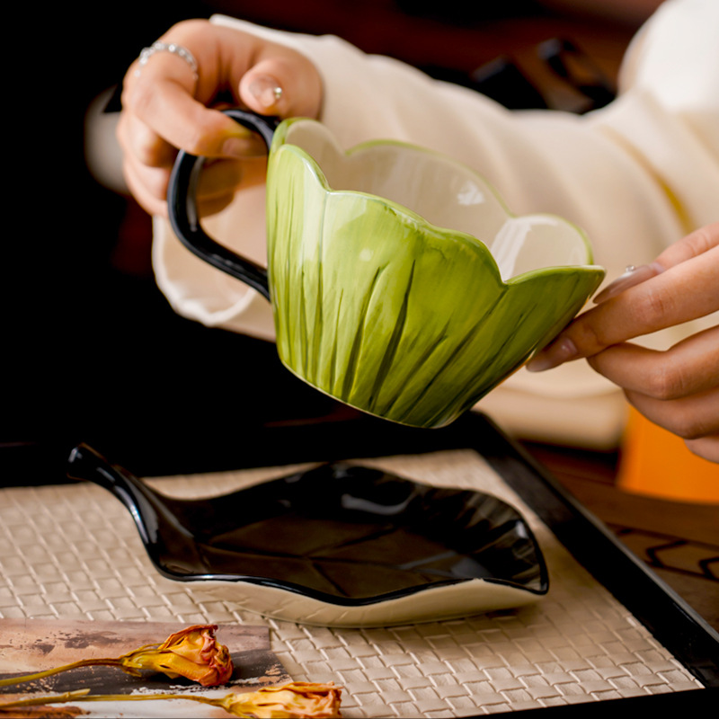 Irregular Hand-painted Coffee  - Coffee Tea Leaf 评论和价格