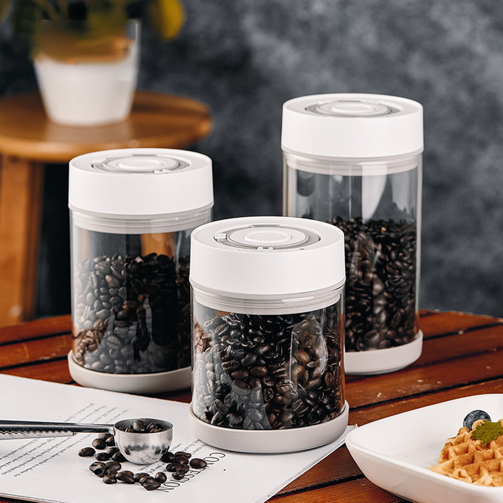 Kitchen Moisture-proof Glass C - Coffee Tea And Bean 评论和价格