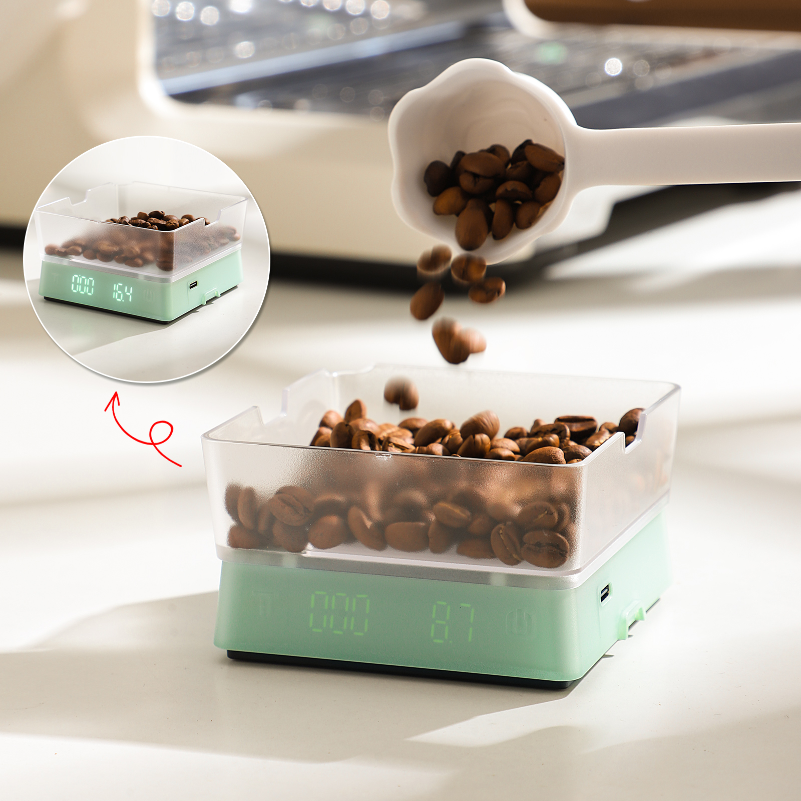 Bincoo electronic coffee scale - Coffee Bean Scale 评论和价格