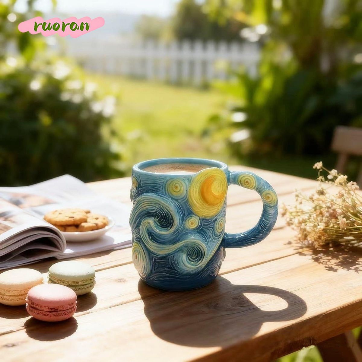 Van Gogh Starry Night Mug Crea - Coffee Tea Van 评论和价格