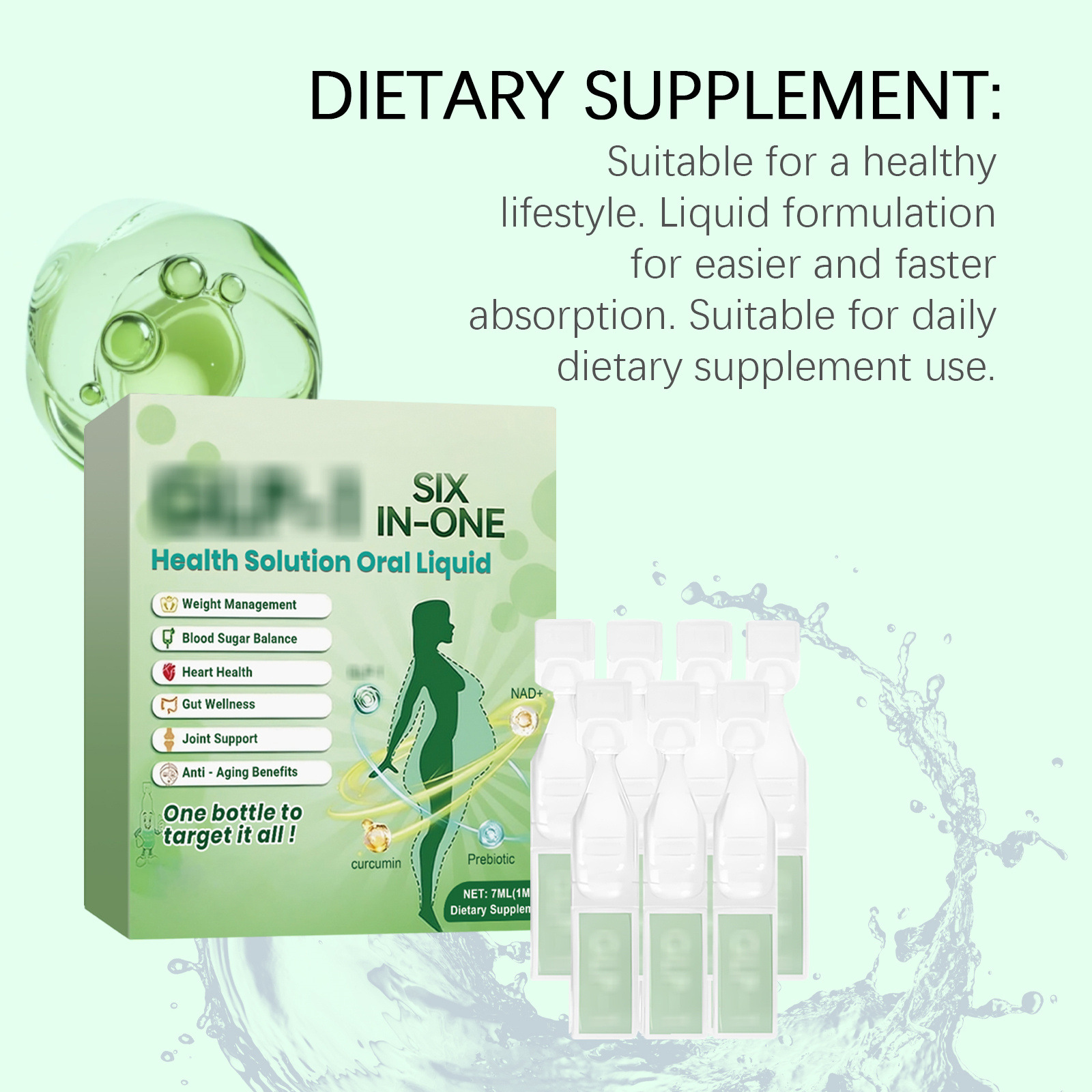 GLP-1 Six in One Slimming Drop - Coffee Tea For Weight Loss 评论和价格