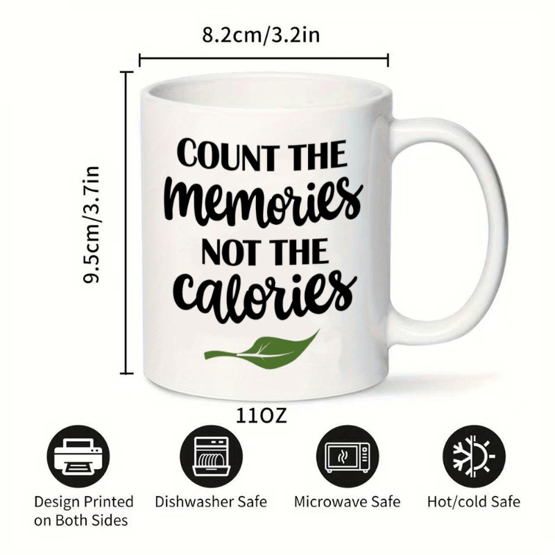 1 Large 11oz White Ceramic Cof - Coffee Tea For Weight Loss 评论和价格
