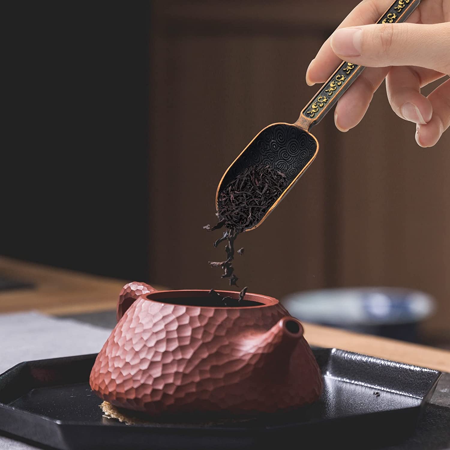 Metal Measuring Shovel Spoon V - Coffee Tea Leaf 评论和价格