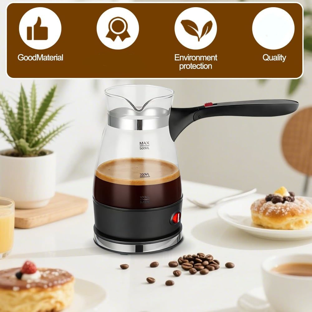 YCOC-Coffee Maker With Handle, - Coffee Tea Espresso Machines 评论和价格