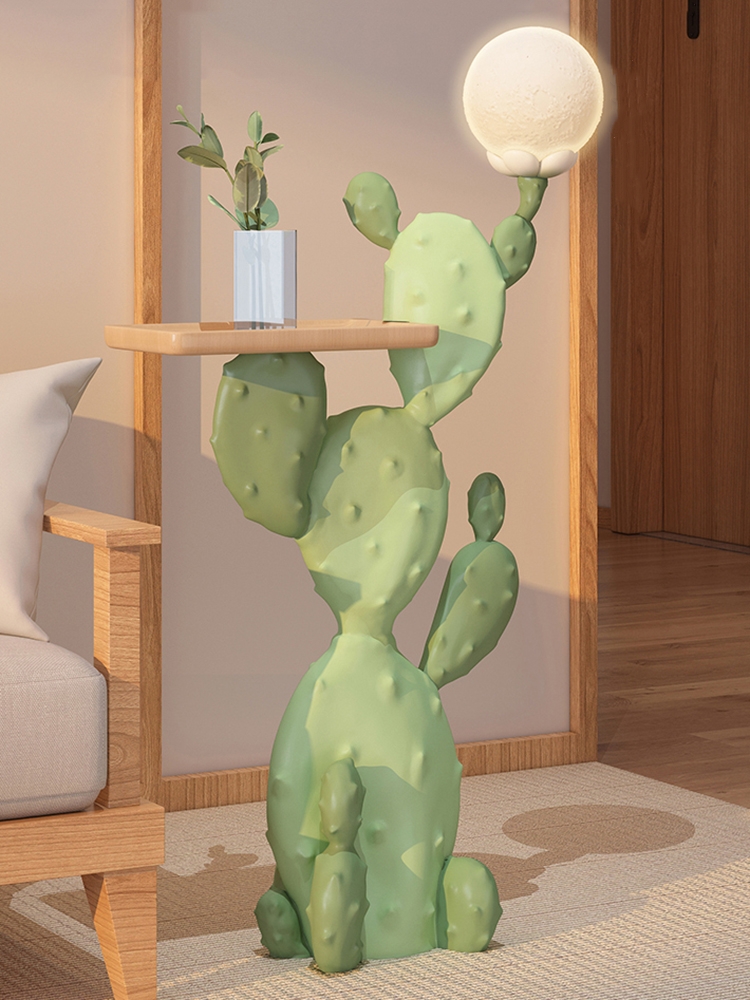 Home Decor 129CM Cactus Statue - Switching Coffee To Tea 评论和价格