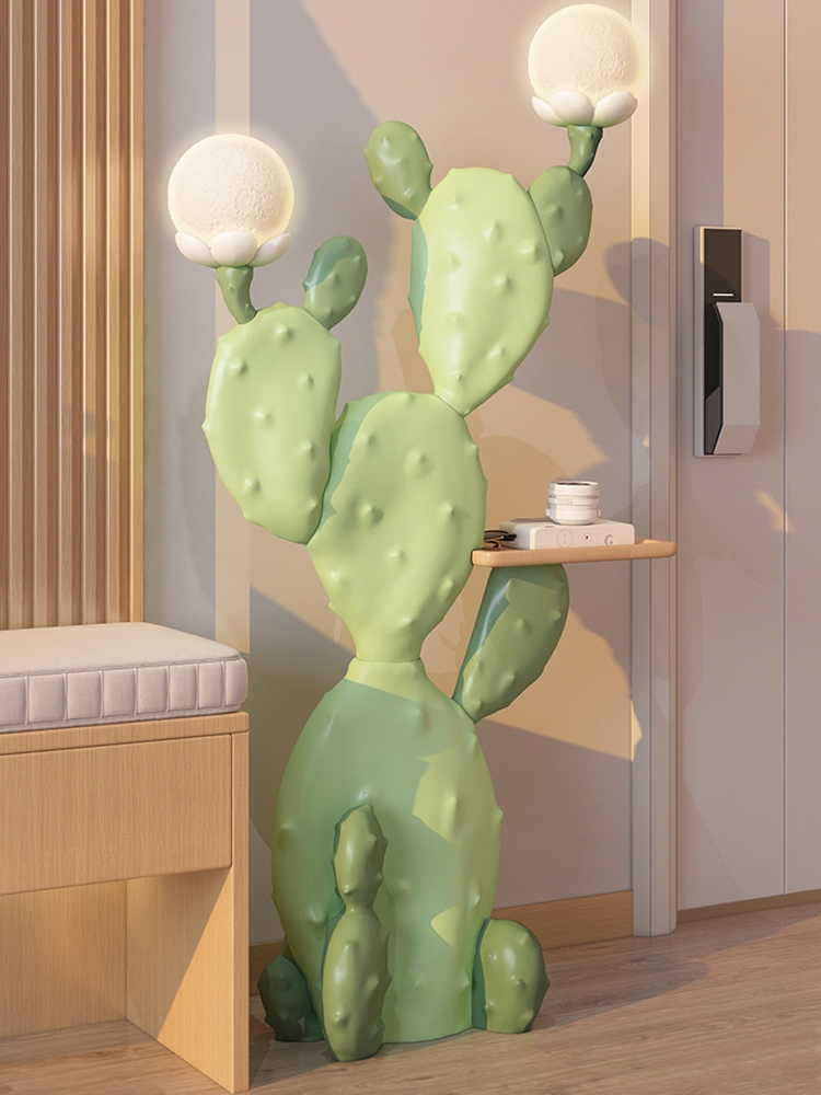 Home Decor 129CM Cactus Statue - Switching Coffee To Tea 评论和价格