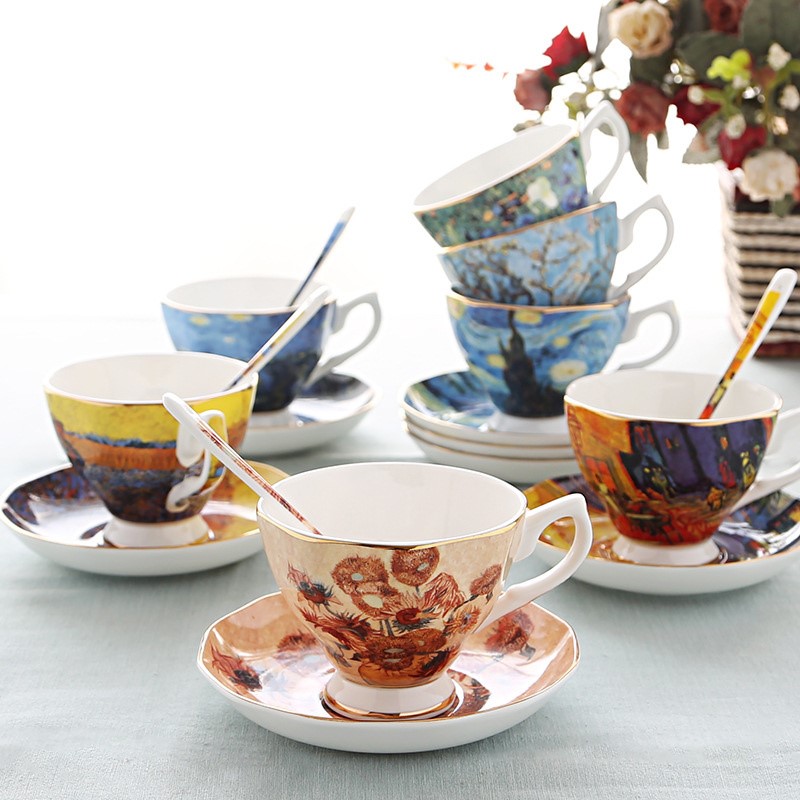 Van Gogh Art Painting Coffee M - Coffee Tea Van 评论和价格