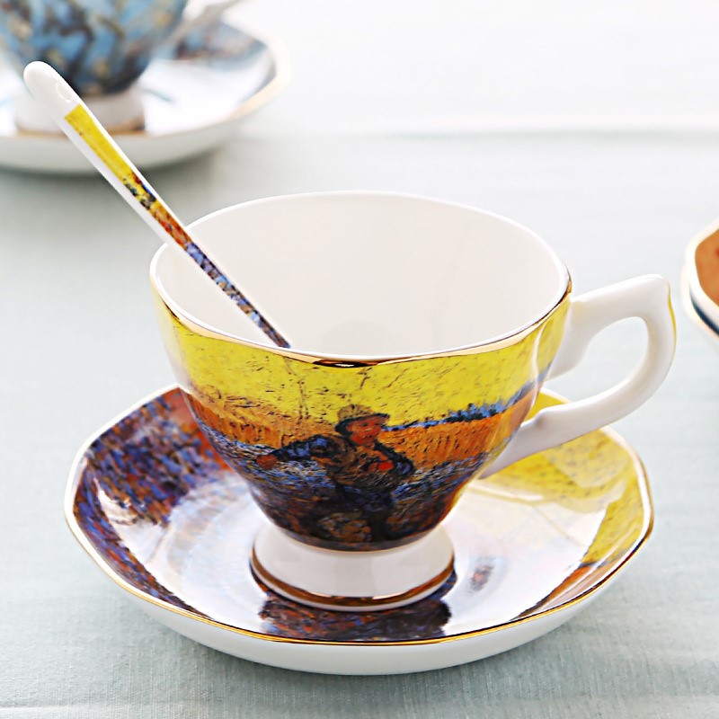 Van Gogh Art Painting Coffee M - Coffee Tea Van 评论和价格