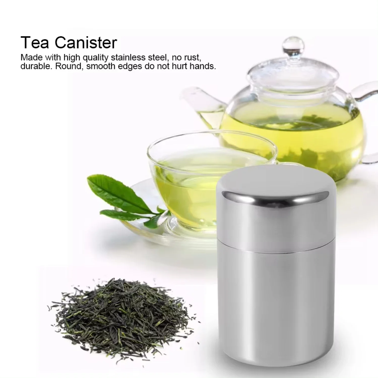 Stainless Steel Tea Leaf Tins  - Coffee Tea Leaf 评论和价格