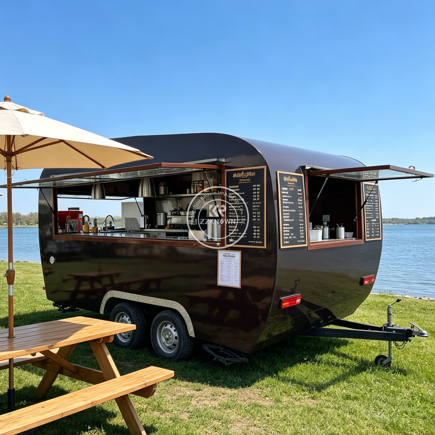 Street Stainless Steel Mobile  - Coffee Tea Van 评论和价格