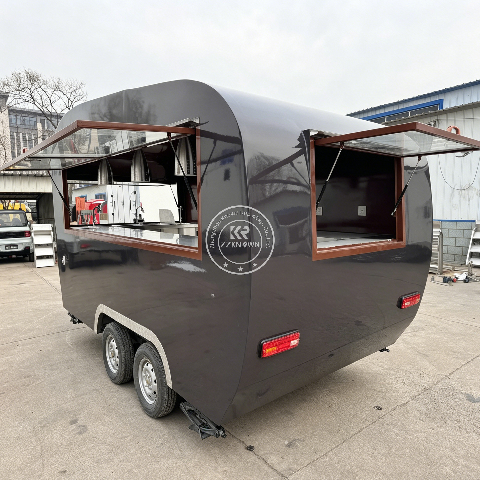 Street Stainless Steel Mobile  - Coffee Tea Van 评论和价格